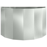 Donica Srebrny 90 x 45 x 50 cm Stal Galwanizowana