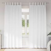Firany blackout z kółkami 2 pcs Czysta Biała 245 x 140 cm
