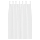Firany Voile z zasłonami 2 pcs Biały 175 x 140 cm Poliester