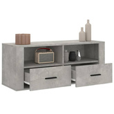 Szafka pod TV, szarość betonu, 100x35x40 cm vidaXL