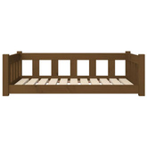 vidaXL Legowisko dla psa, miodowe, 95,5x65,5x28 cm, drewno sosnowe