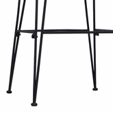 Stołek barowy 2 szt. naturalny 44 x 55 x 109 cm Rattan i Stal