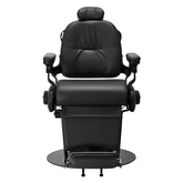 Fotel Barberski elektryczny Gabbiano Duke Czarny 149526
