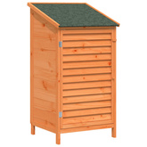 Shed ogrodowy brązowy 59 x 56 x 113,5 cm Drewno Świerkowe