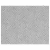 Stopień Prostokątny 4 pcs Srebrny 50 x 40 cm Aluminium