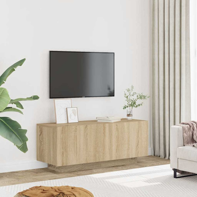 Szafka pod telewizor, dąb sonoma, 100x35x40 cm