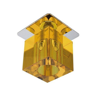 Oprawa stropowa chrom kryształ pomarańczowy G4 20W SK-18 Candellux 2280168