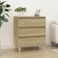 vidaXL Komoda, dąb sonoma, 60x35x70 cm, materiał drewnopochodny wariant 4