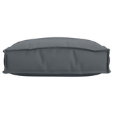 Poduszka 4 pcs Antracyt 40 x 40 x 8 cm Materiał Oxford
