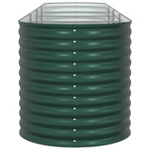 Podniesiony grządka Zielony 400 x 80 x 81 cm Stal