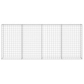 Ściana gabionowa z pokrywami, galwanizowana stal, 200x20x85 cm