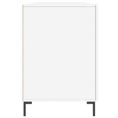 vidaXL Biurko, białe, 140x50x75 cm, materiał drewnopochodny model standard