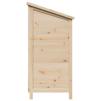 Shed ogrodowy naturalny 106 x 56 x 113,5 cm Drewno Świerkowe