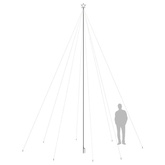 vidaXL Choinka z lampek, 1300 zimnych białych diod LED, 8 m