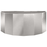 Donica Srebrny 90 x 45 x 35 cm Stal nierdzewna