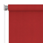 vidaXL Roleta zewnętrzna, 60x140 cm, czerwona, HDPE