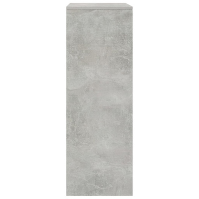Komoda, 6 szuflad, betonowa szarość, 50x34x96 cm