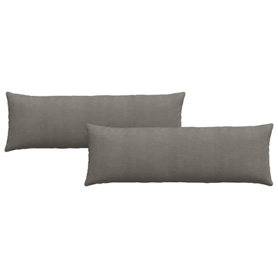 Poduszki na sofę 2 pcs Jasnoszary 120 x 40 cm