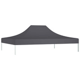 Dach do namiotu imprezowego, 4 x 3 m, antracytowy, 270 g/m?