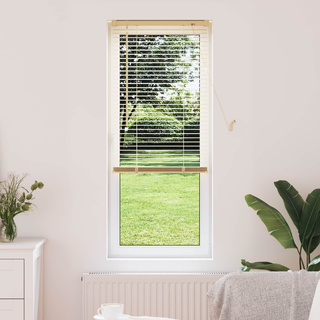 Żaluzja wenecka Jasnobrązowy ze wzorem 150 x 40 cm 25 mm PVC