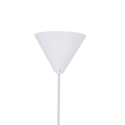 Lampa wisząca biała E27 stożek Voss Ledea 50101178