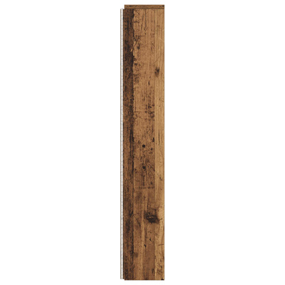 Zagłówek do przechowywania z LED Stare drewno 160 cm