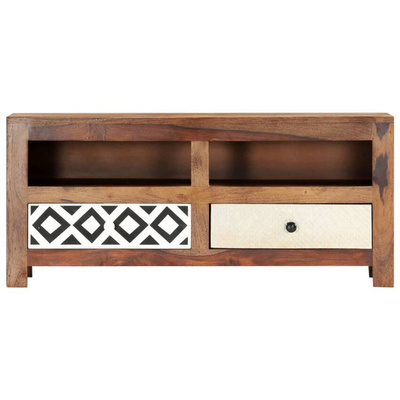 vidaXL Szafka pod TV, 90 x 30 x 40 cm, lite drewno sheesham