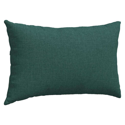 Poduszki na sofę 2 pcs Ciemna zieleń 50 x 30 cm tkanina