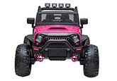 Auto Terenowe Na Akumulator Jeep JC666 LED MP3 Pilot Różowy Lakierowany