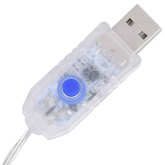 vidaXL Dekoracja świąteczna, pingwin z LED, luksusowa tkanina, 60 cm