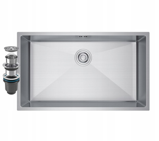 Zlewozmywak stalowy  podwieszany  Santa inox