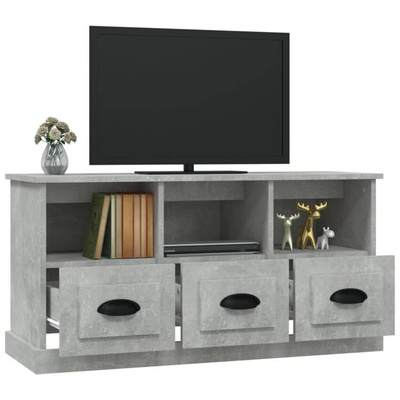 vidaXL Szafka pod TV, szarość betonu, 100x35x50 cm