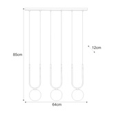 Lampa wisząca K-5591 z serii ENZO