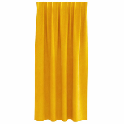 Zasłony zaciemniające 2 pcs Musztardowy Żółty 140 x 175 cm