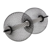Lampa wisząca druciana PUMA z kloszami kulami 14 x 38 cm – designerskie oświetlenie salonu LED 3000K