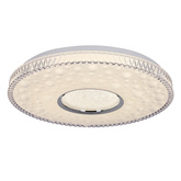 BUBBLES lampa sufitowa plafon 40cm 24W LED 4000K klosz biały+chromowy 14-34267