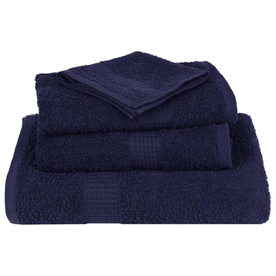 Ręczniki do rąk FROGN 4 szt. Granatowy 50x100 cm 360 g/m?