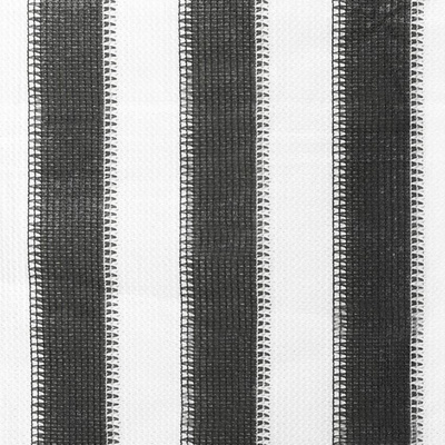 vidaXL Roleta zewnętrzna, 60x140 cm, antracytowo-białe pasy
