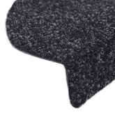 Maty na schody samoprzylepne 5 szt. 65x21x4 cm czarne półokrągłe duże