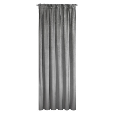 Zasłona Aurora stalowa 140x270