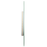 vidaXL Lustro łazienkowe z LED, 60x25 cm, owalne