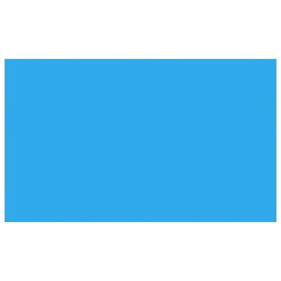 Prostokątna pokrywa na basen, 500 x 300 cm, PE, niebieska