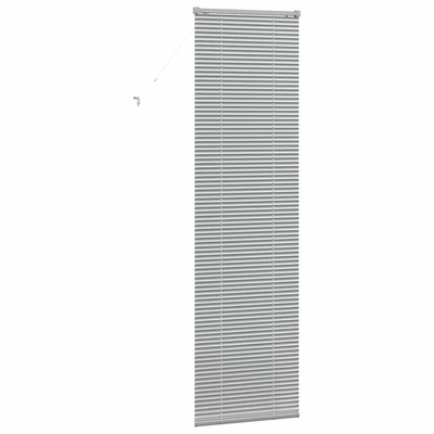Żaluzje weneckie Srebrny 220 x 65 cm Aluminium