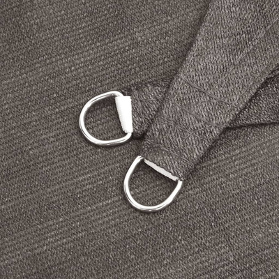 Żagiel przeciwsłoneczny, 160 g/m?, antracytowy, 3x4 m, HDPE