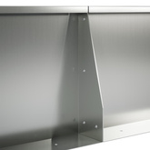 Mur oporowy 4 szt. 80 x 12 x 40 cm Stal ocynkowana srebrny