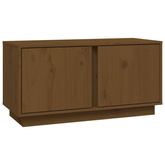 vidaXL Szafka pod TV, miodowy brąz, 80x35x40,5 cm, lite drewno sosnowe model standard