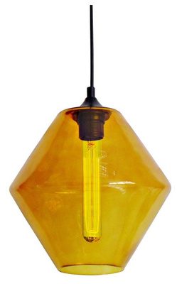 Lampa sufitowa wisząca candellux bremen 31-36223 e27 klosz pomarańczowy + żarówka