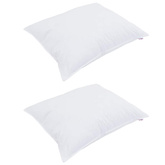 Poduszka z poduszką 2 pcs Biały 40 x 60 cm bawełna