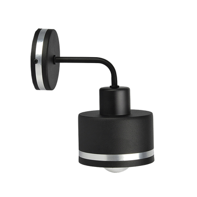 Kinkiet czarny/chrom lampa ścienna Wama 21-00422