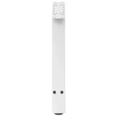 Nogi do stolika kawowego w kształcie litery A 2 szt. Białe 70x(42-43) cm Stal